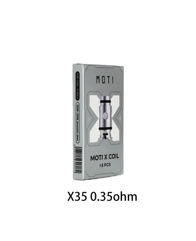MOTI X Replacement Coil 5pcs X35 0.35ohm