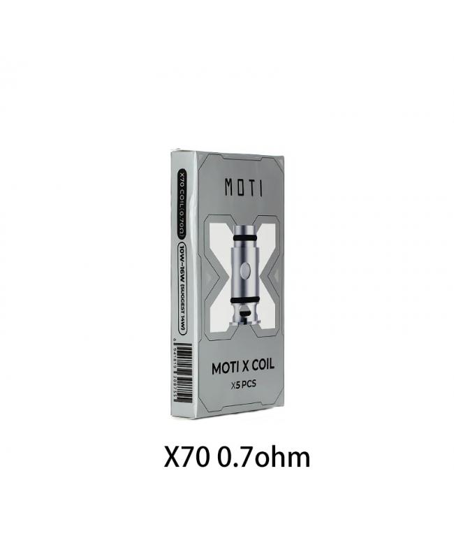 MOTI X Replacement Coil 5pcs X70 0.7ohm