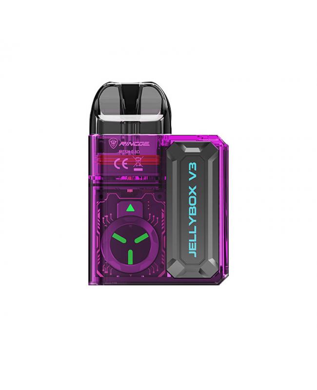 Rincoe Jellybox V3 Pod Kit Purple Clear