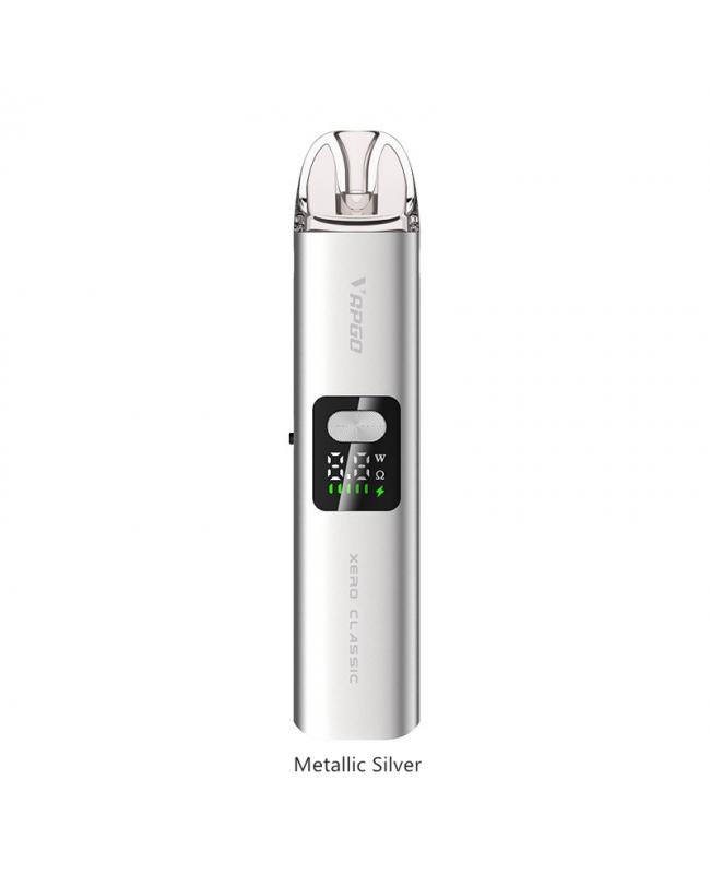 VAPGO Xero Classic Pod Kit Metallic Silver