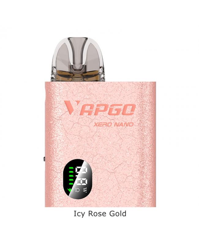VAPGO Xero Nano Pod Kit Icy Rose Gold