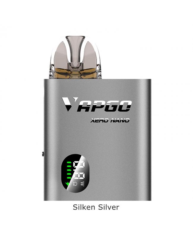 VAPGO Xero Nano Pod Kit Silken Silver