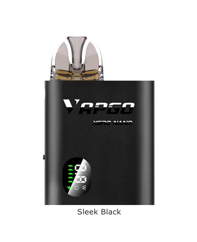 VAPGO Xero Nano Pod Kit Sleek Black