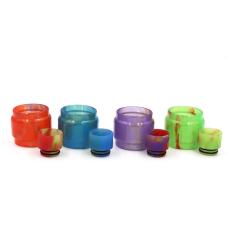 TFV12 Prince Resin Glass Tank Drip Tip