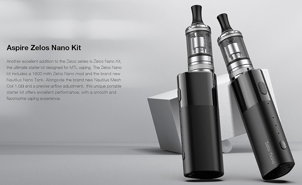 Aspire Zelos Nano Kit con Nautilus Nano Sigaretta Elettronica - Kit Aspire  - Svapo Store