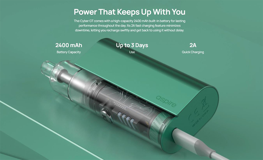 aspire cyber gt pod Aspire Cyber GT Pod Vape Kit £16.49