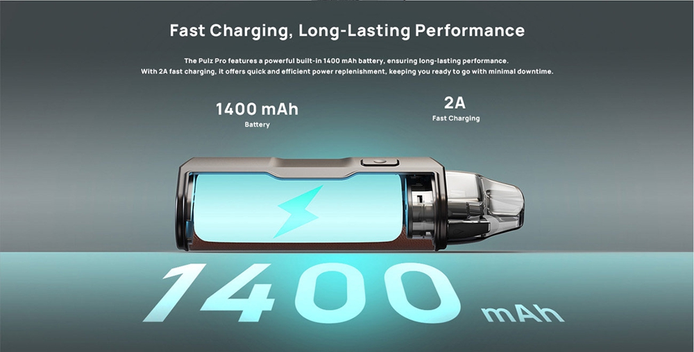 Aspire Pulz Pro Pod System Kit 1400mAh 3ml