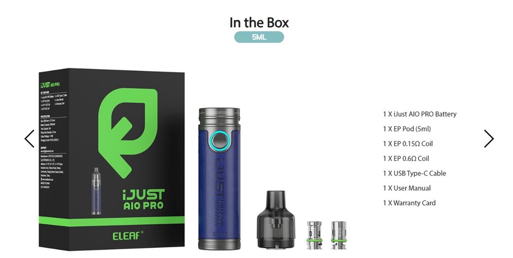 Eleaf-iJust-AIO-Pro-pod-kit