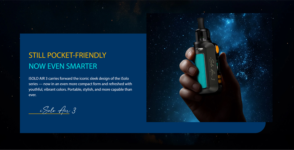 Eleaf iSolo Air 3 Pod System Kit 1600mAh 3ml