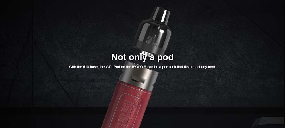 GTL Pod With 510 Base Fits For Most Of Vape Mods