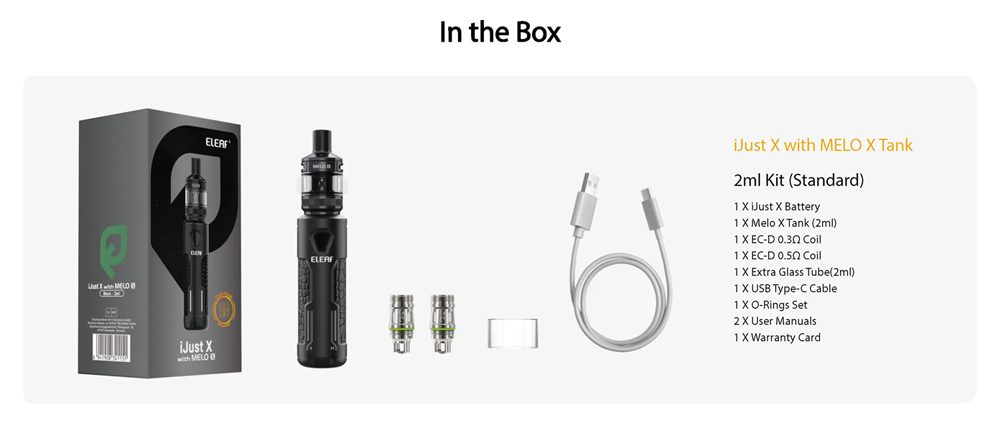 Eleaf-iJust-X-Kit
