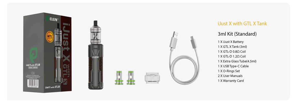 Eleaf-iJust-X-Kit