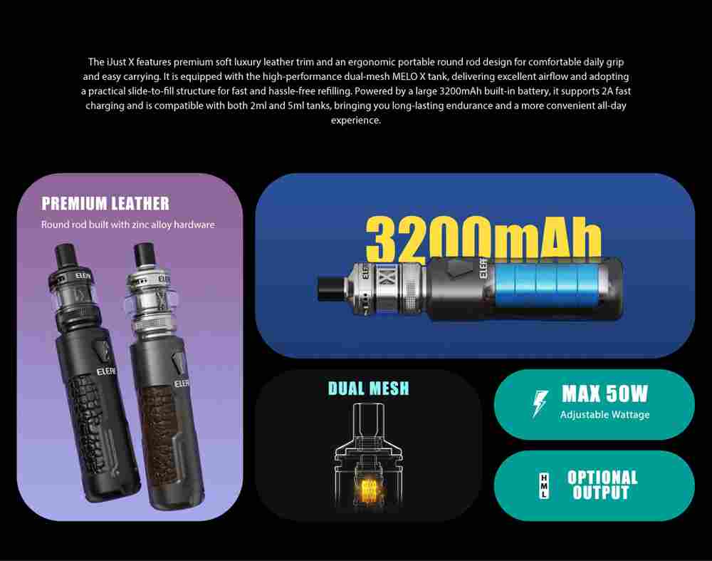 Eleaf-iJust-X-Kit