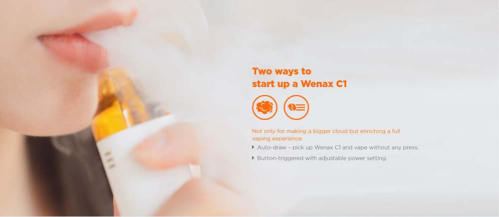 Geekvape Wenax C1 With Dual Firing Mechanism