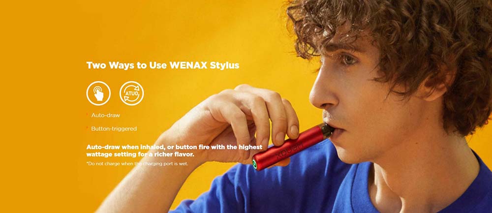 Wenax Stylus With Dual Firing Mechanism