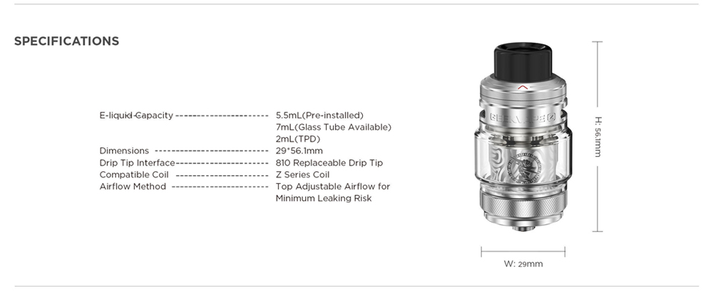 flexus aspire pod GeekVape Zeus Sub-Ohm Tank main image 1