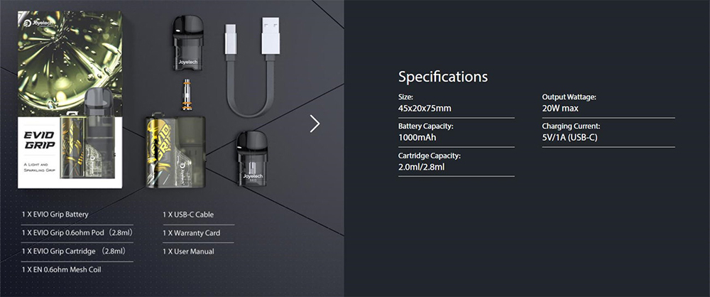 Joyetech-EVIO-Grip-Kit
