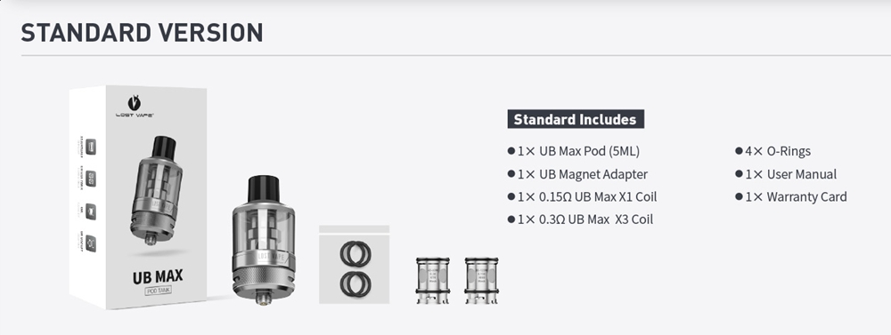 Lost Vape UB Max Tank