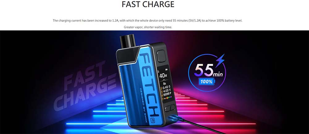 Fetch Mini With Fast Charging System