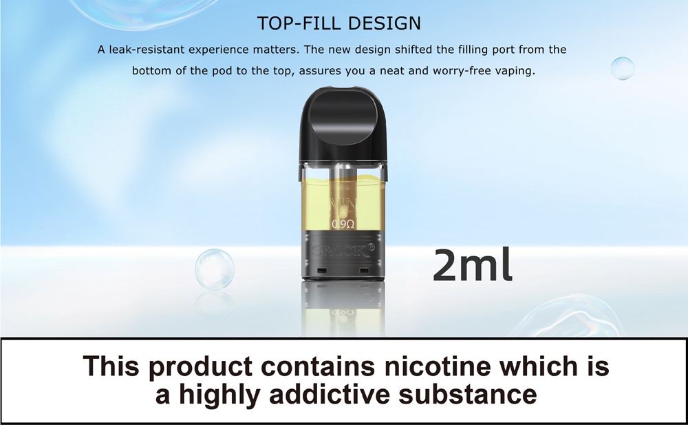 Smok IGEE A1 pod kit Top Fill Design