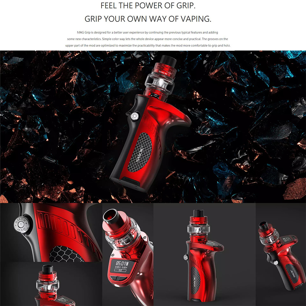 Smok Mag Grip 100W Starter Kit Comfortable To Grip