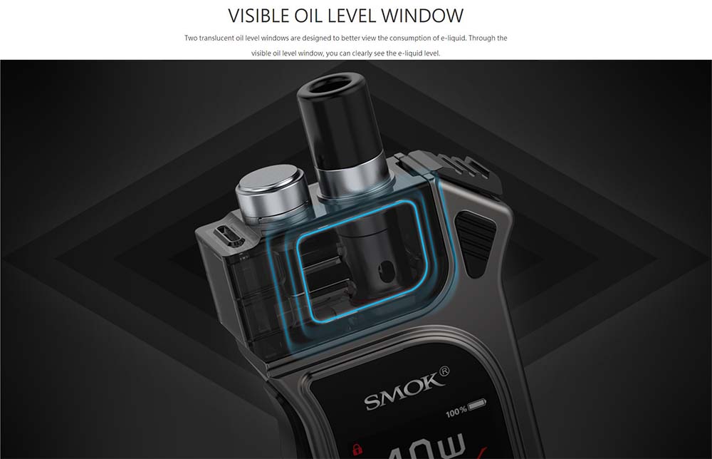 Smok Mag Pod Kit With Visible Oil Window