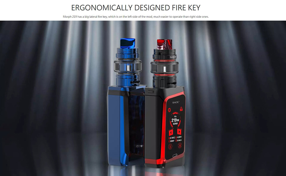 Smok Morph 219 Kit With Ergonomically Designed Fire Key