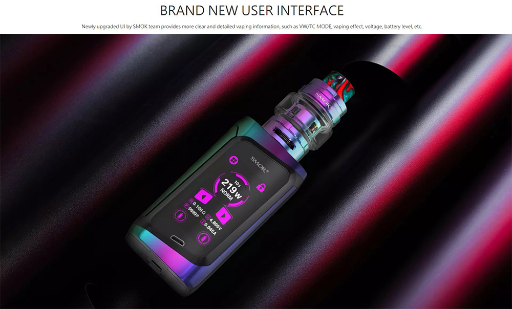 Smoktech Morph 219 Mod With Brand New User Interface