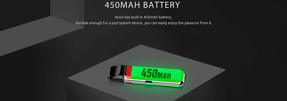 Novo By Smok Integrates 450mAh Battery