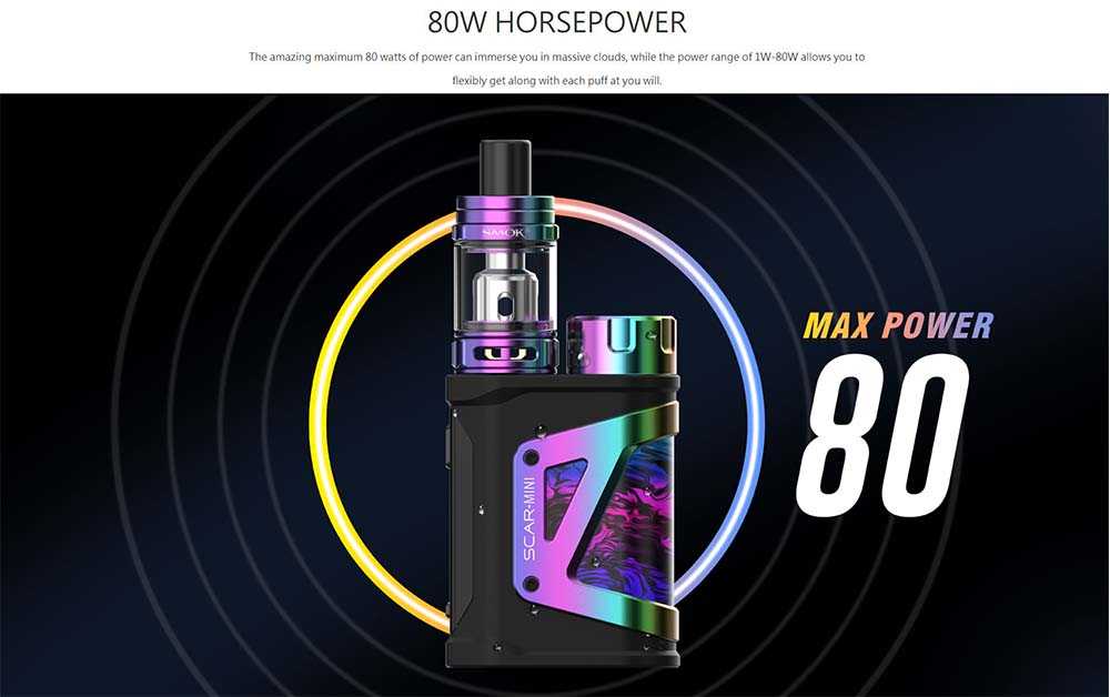 Max Output Of Scar Mini  Mod Up To 80W