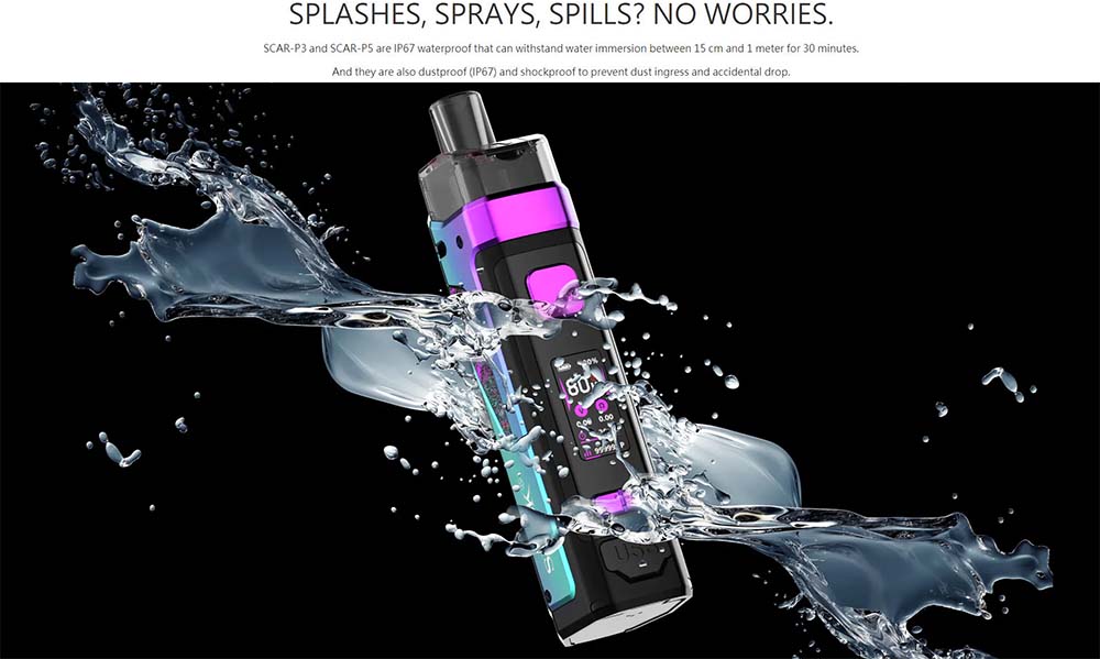 Smok Scar P3 With Tri-Proof Feature