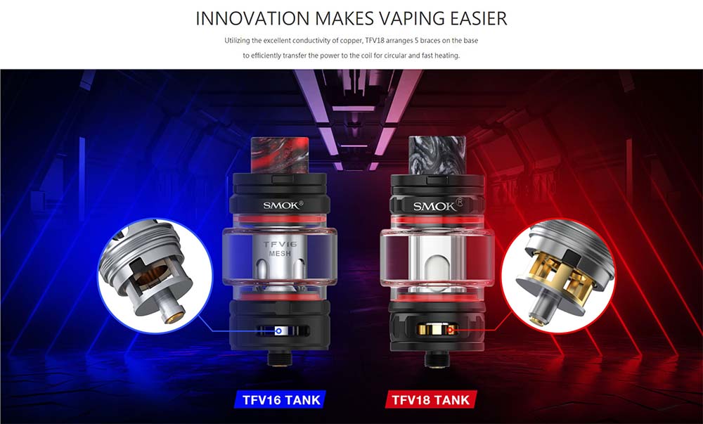 TFV8 With 5 Braces On The Base