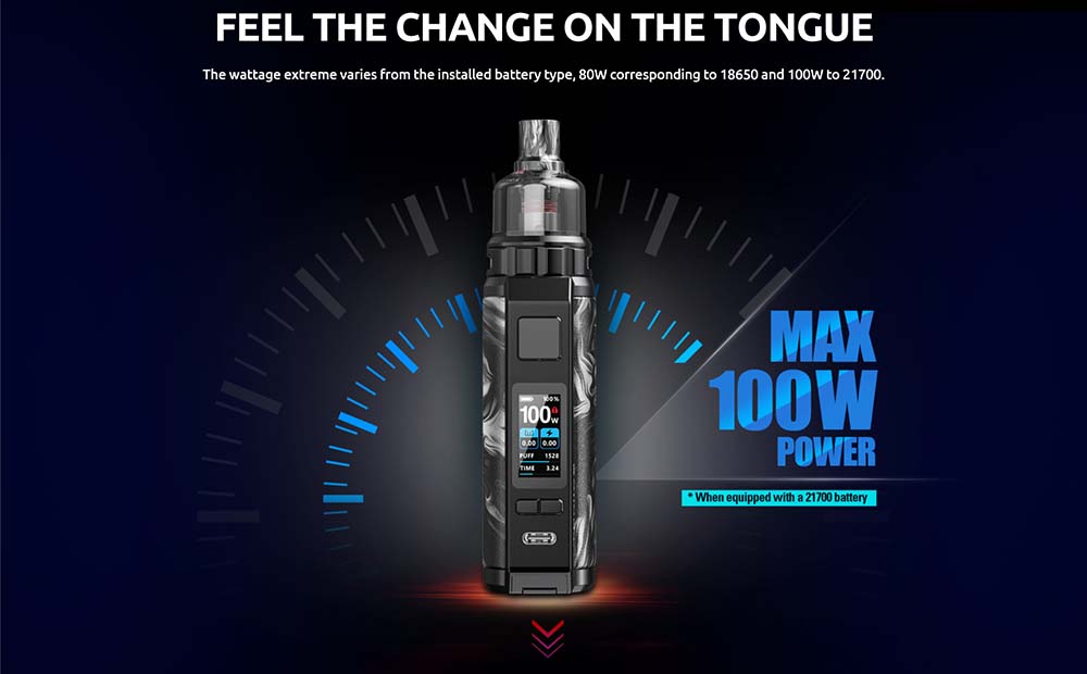 Smok Thallo-S Kit Max Output Power 100W