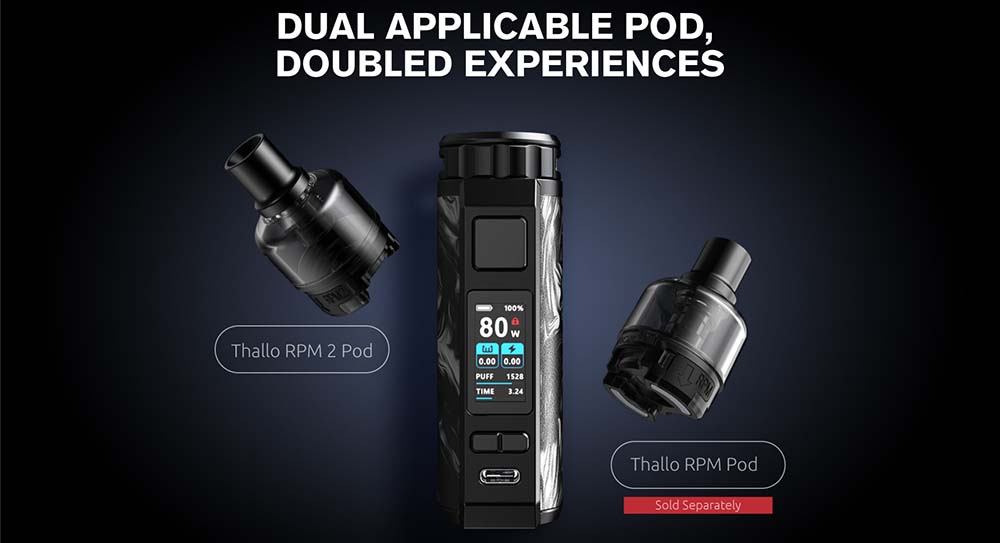 Smok Thallo kit Comes With 2 Types Of Pods