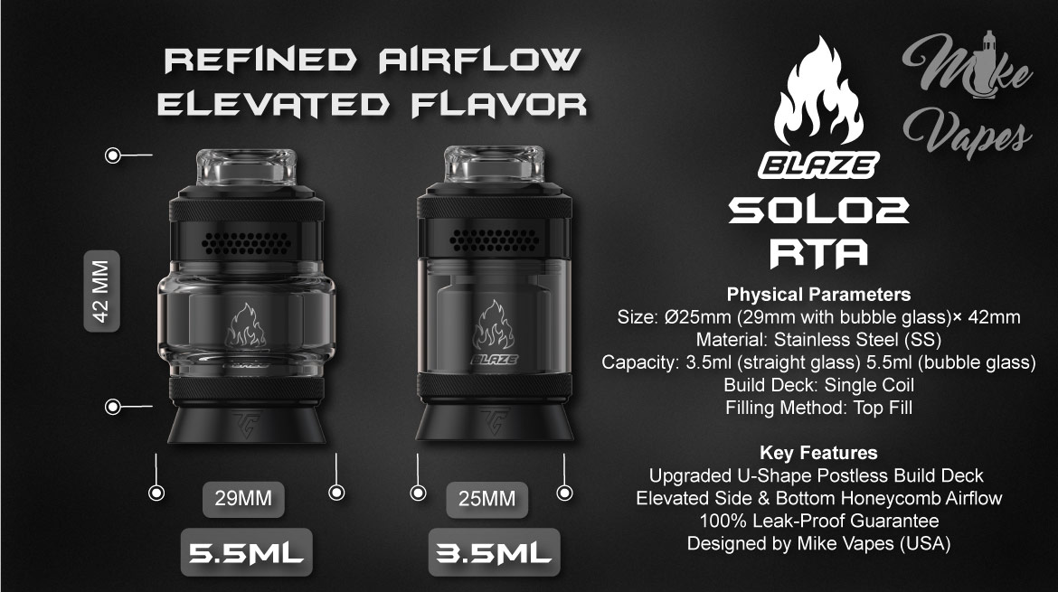 ThunderCloud x Mike Vapes Blaze Solo 2 RTA