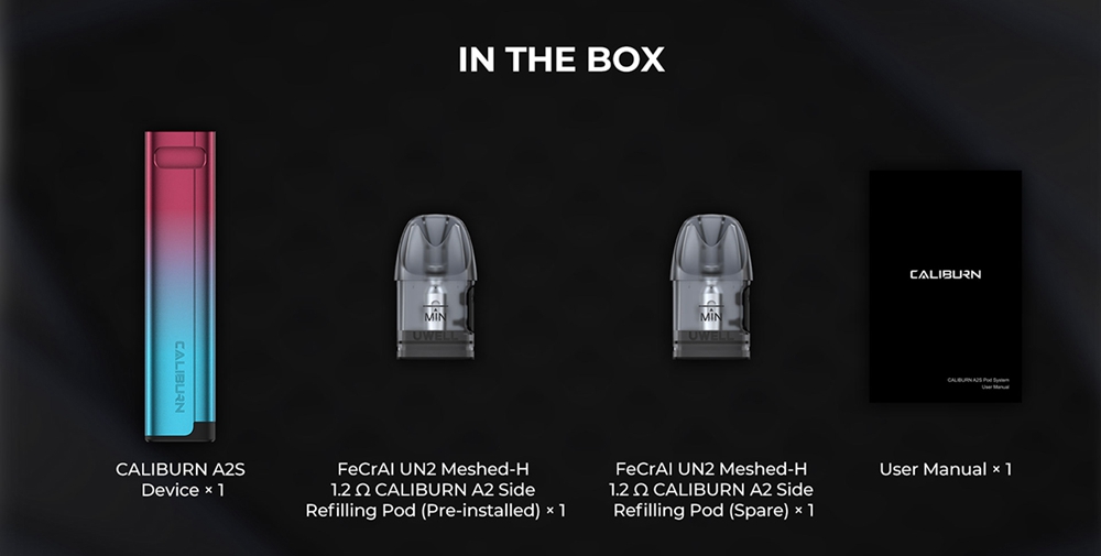 Uwell Caliburn A2S pod kit