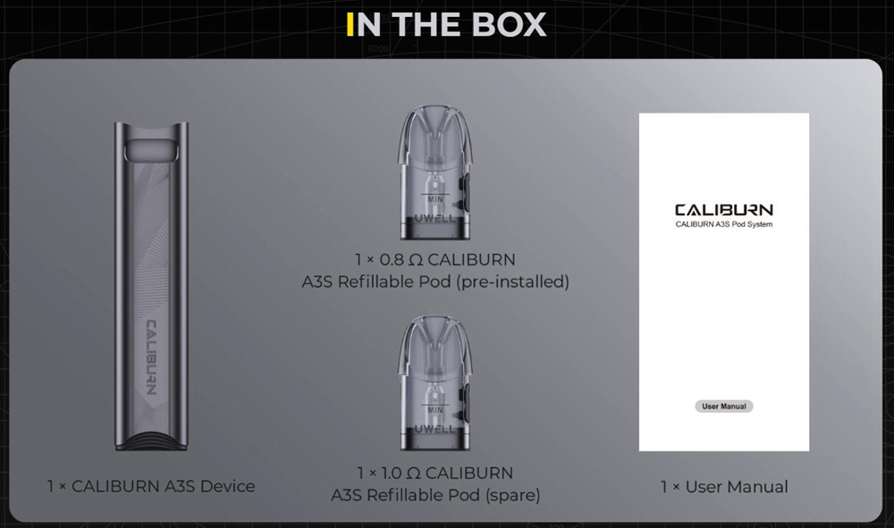 Uwell-Caliburn-A3S-pod-kit