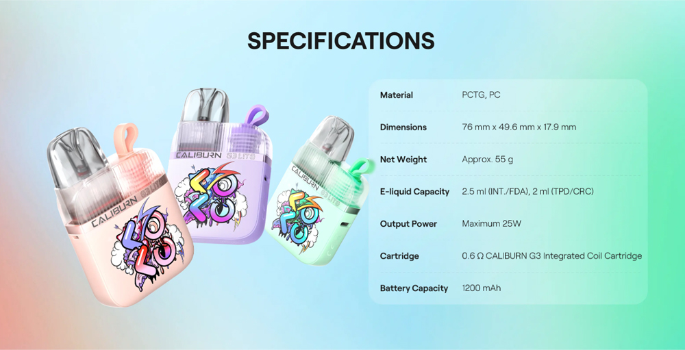 Uwell-Caliburn-G3-Lite-KOKO-Pod-Kit