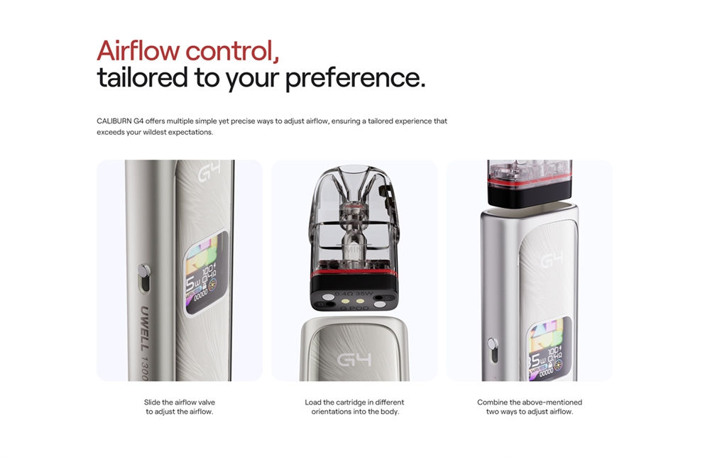 Uwell-Caliburn-G4-Pod-System-Kit