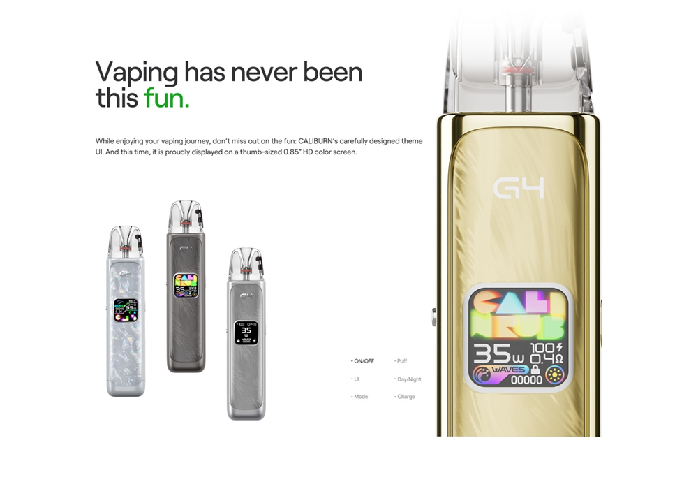 Uwell-Caliburn-G4-Pod-System-Kit