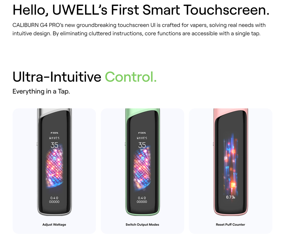 Uwell-Caliburn-G4-Pro-System-Kit-1800mAh