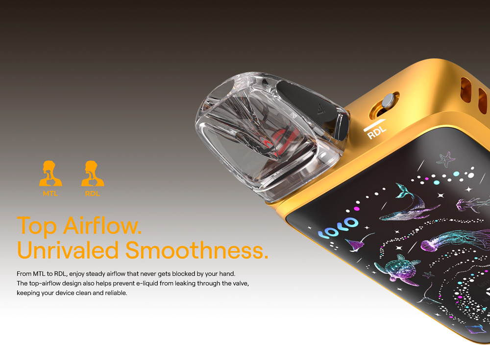 uwell caliburn airflow G5 KOKO Pod System Kit 1600mAh Blue Razz Lemonade Pixl group flavour-fruit Flavors:LEMON LIME