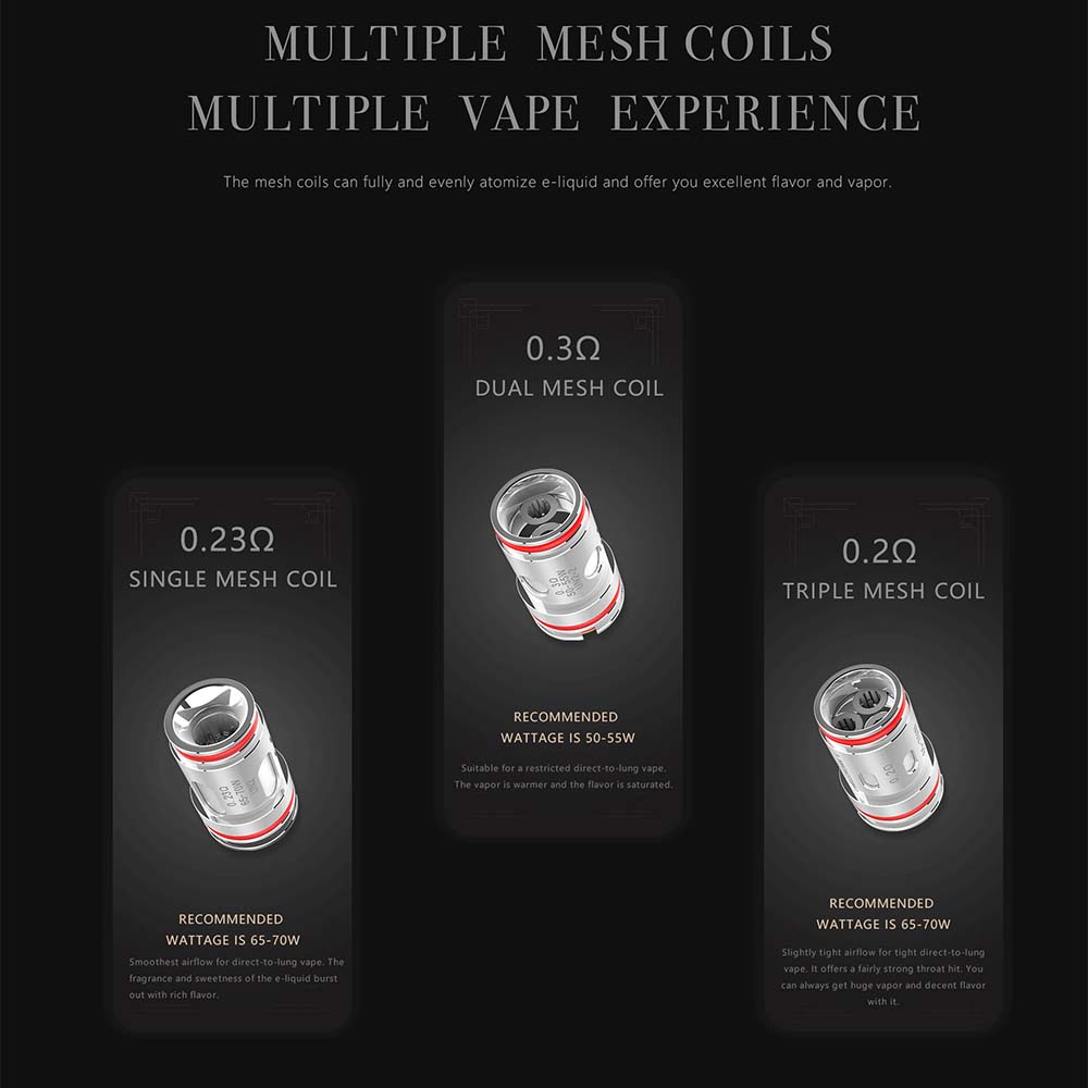 Uwell Crown 5 Mesh Coils Available