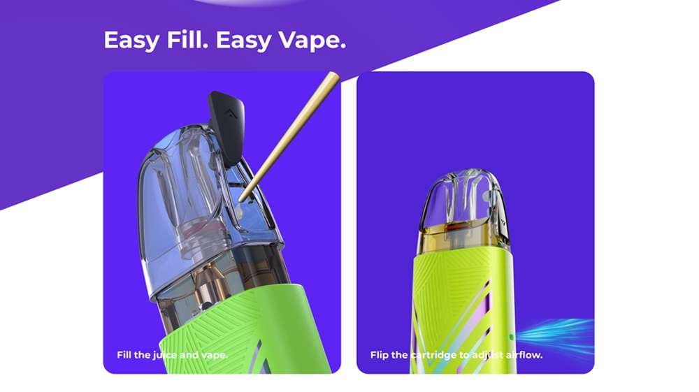 uwell caliburn airflow Air Pod System Kit 1000mAh 3ml Choose Flavor:Luscious Watermelon Orange Mint ProVape - Online Vape