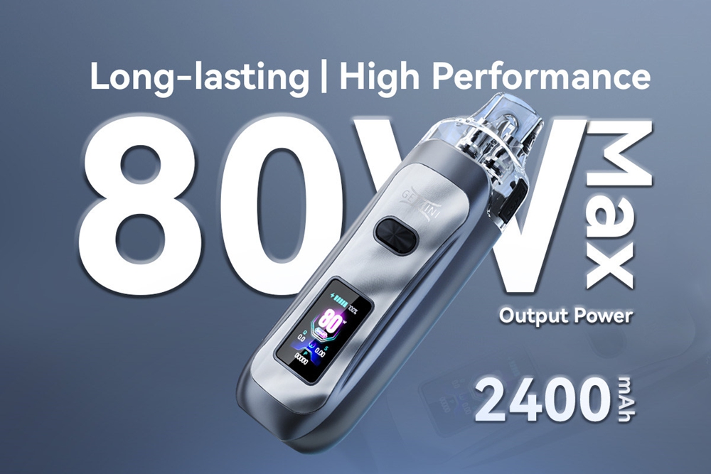 gemini vandy vape Vandy Vape Gemini Pod Kit | 2400mAh 80W 5.5mL