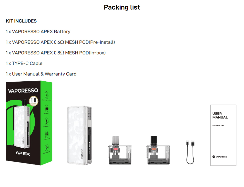 Vaporesso-APEX-Pod-System-Kit