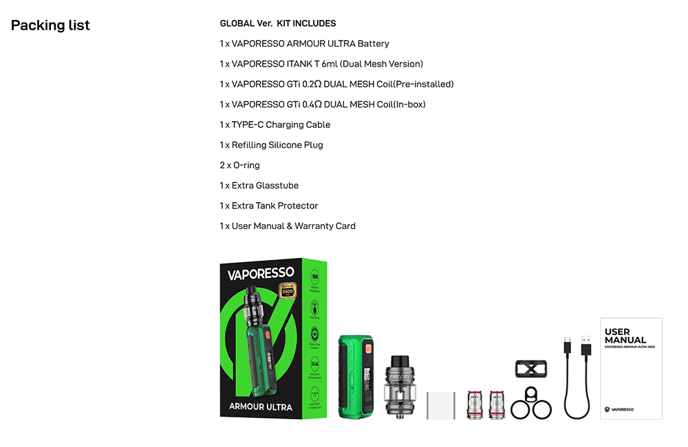 Vaporesso-Armour-Ultra-Kit-5000mAh