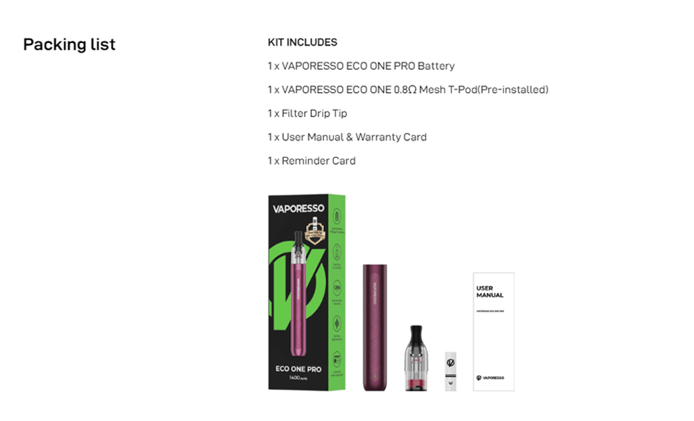 Vaporesso-ECO-One-Pro-Pod-Kit