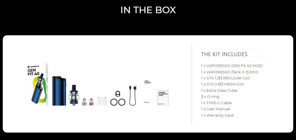 Vaporesso GEN Fit 40 Box kit