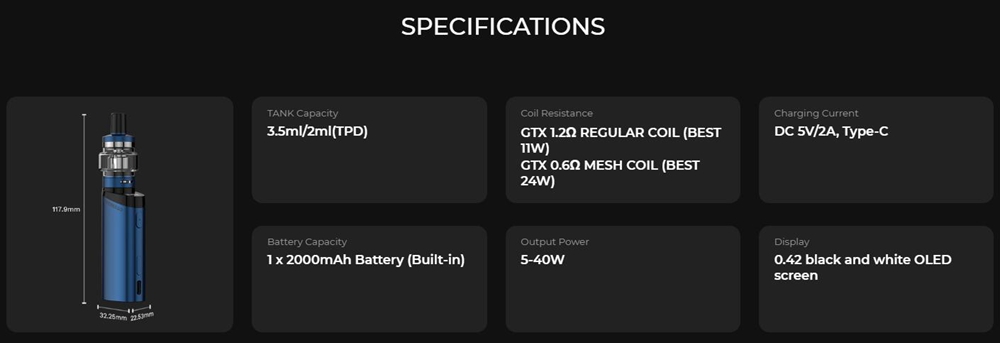 Vaporesso GEN Fit 40 Box kit